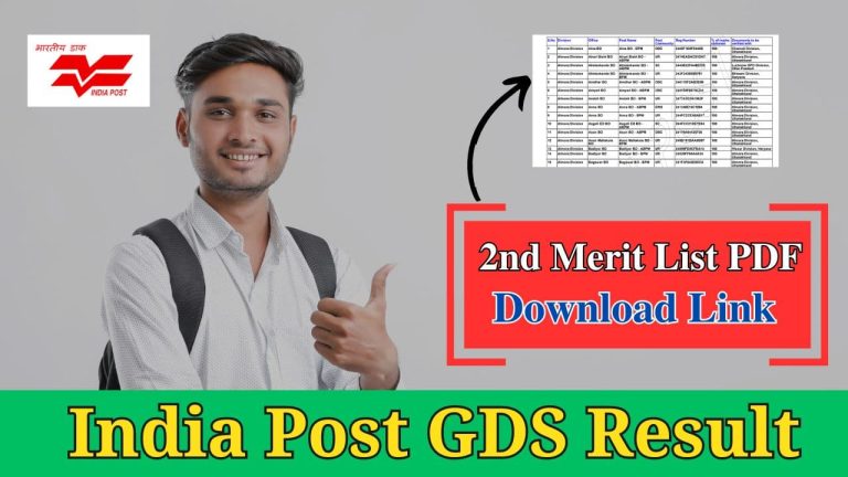 india post gds result