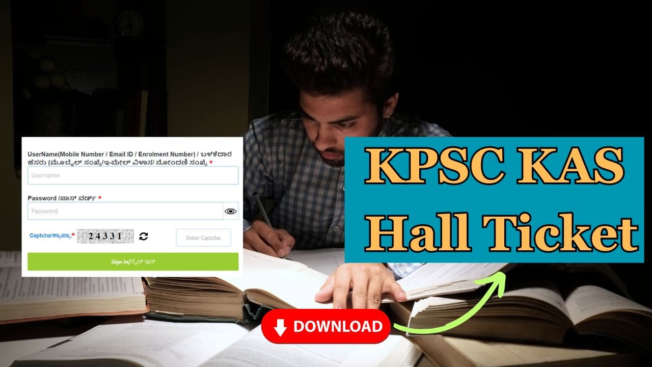 kpsc kas hall ticket