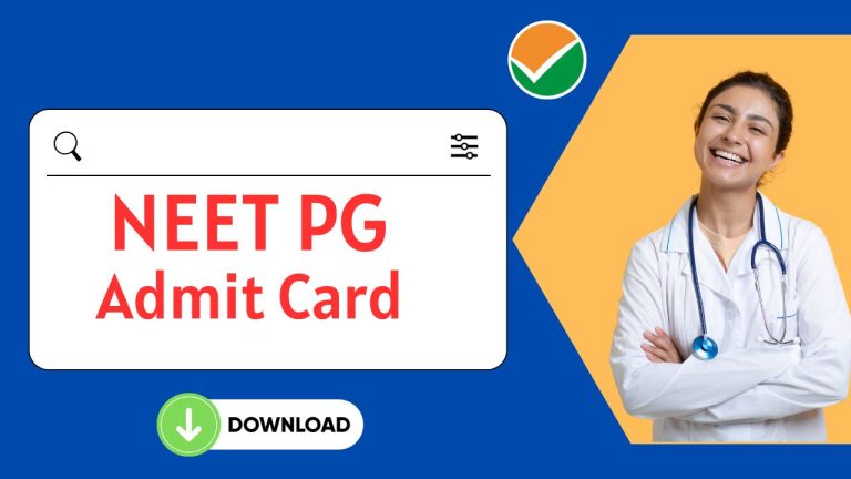 neet pg admit card