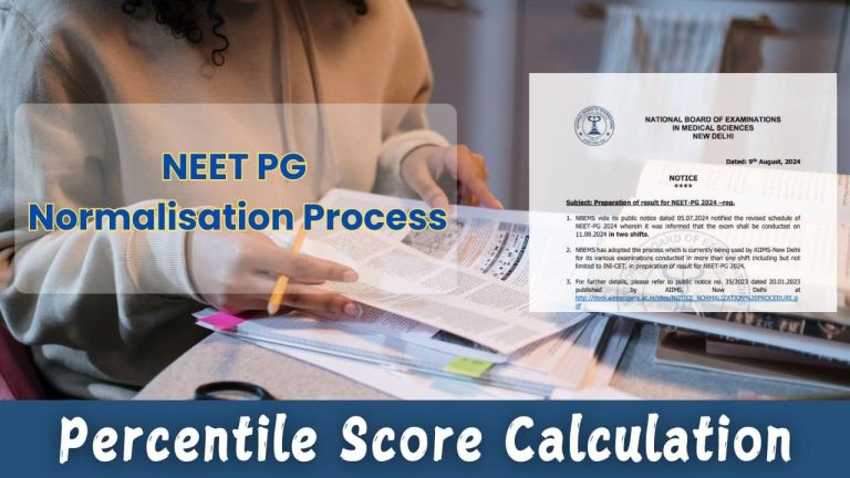 neet pg normalisation process