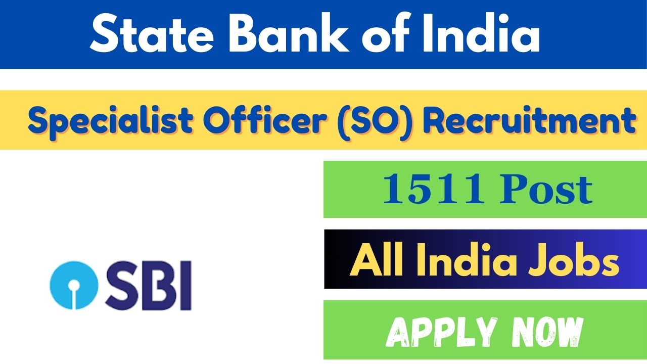 sbi so recruitment