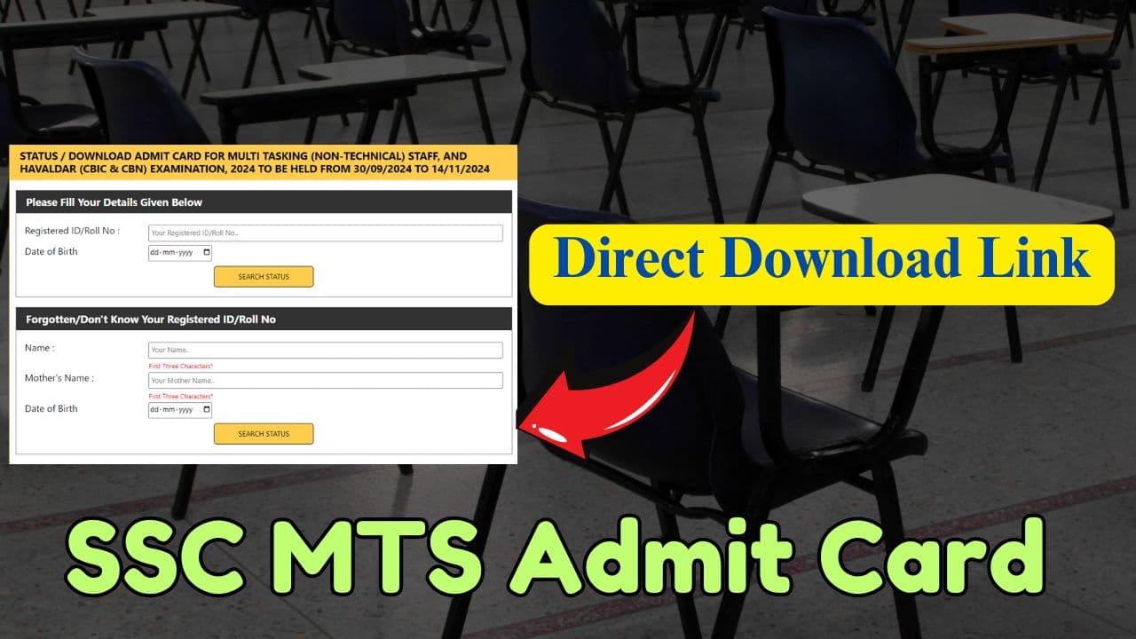 ssc mts and havaldar admit card